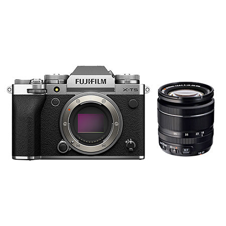 Fujifilm Mirrorless Digital Camera X-T5 Lens Kit Silver