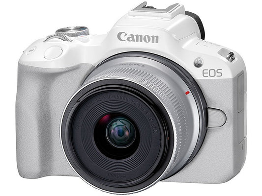 Canon 5812C011 [EOS R50 / RF-S18-45 IS STM lens kit (white)]