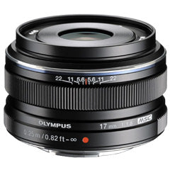 Olympus M.ZUIKO DIGITAL 17mm F1.8 (Black)