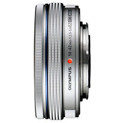 M.ZUIKO DIGITAL ED 14-42mm F3.5-5.6 EZ (Silver) for Olympus Micro Four Thirds