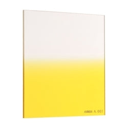 Kenko COKIN P Series 83 × 100mm square half gradation filter Fru Yellow 2 P661 [200661]