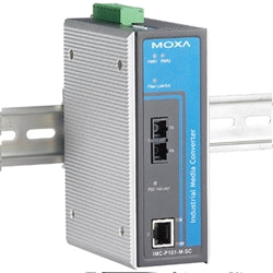 MOXA IMC-P101-M-SC-T [PoE 10/100T (X) ⇒ 100FX Media Converter, Multi SC]