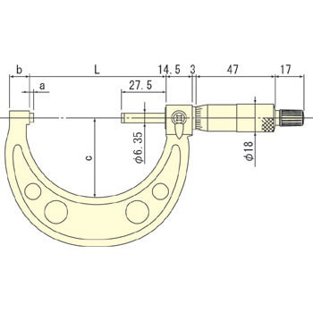 Standard OUTER MICROMETER Mitsutoyo 103-139