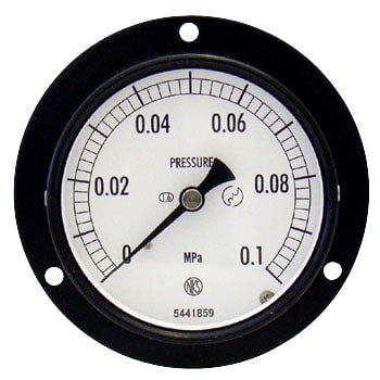 Ordinary pressure meter (D frame/embedded type) 75φ format: AC15AC15-233  50MPa