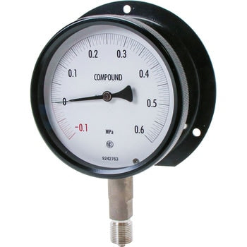 0.6 class pressure gauge (B frame/Standing/D frame/embedded type) 100φ type: GA11/16GA11-233 -0.1~0.6MPa