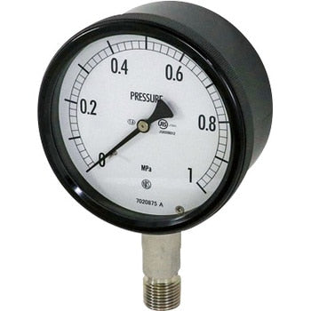 Sealed pressure meter (A/B frame/stand form) 100φ format: BE12 (plastic case)BE12-133  -0.1~0MPa