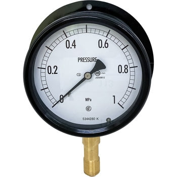 Sealed pressure meter (A/B frame/stand form) 100φ format: BE12 (plastic case)BE12-241  15MPa