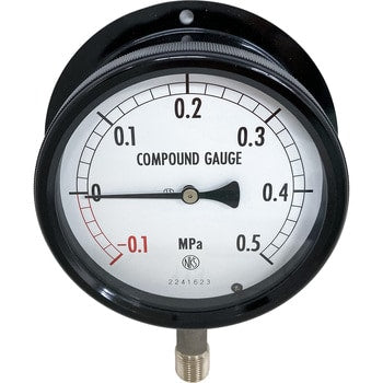 Sealed pressure meter (A/B frame/stand form) 100φ format: BE12 (plastic case)BE12-243  -0.1~1MPa