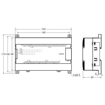 Programmable controller extension I/O unitCP1W-32ET1