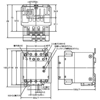 Solid state contactor for three-phase motors (soft start type) G3J-SG3J-S403BL DC12-24