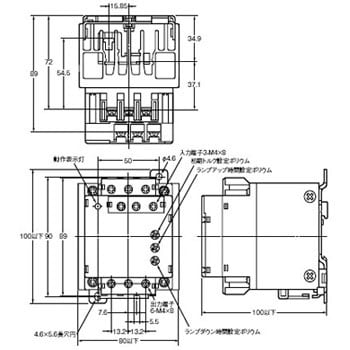 Solid state contactor for three-phase motors (soft start/stop type) G3J-TG3J-T205BL DC12-24