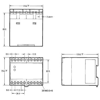 Stepping relay unit G9bG9B-06 AC100