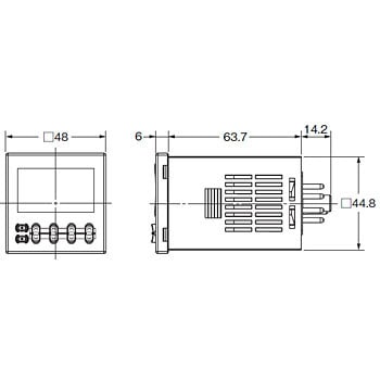 Digital timber H5CX-A □ -nH5CX-L8-N