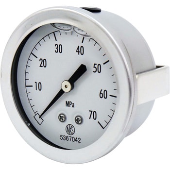 Glycerin -in -pressure meter (D frame/embedded type) 100φ format: GV47GV47-133 10MPa