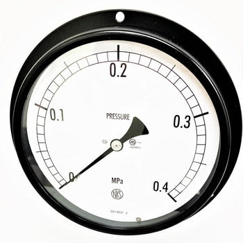 0.6 class pressure gauge (B frame/Standing/D frame/embedded type) 100φ type: GA11/16GA16-231 0.1MPa
